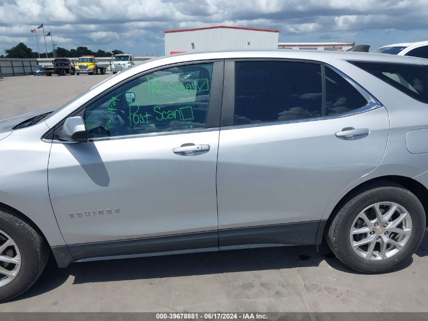 2022 Chevrolet Equinox Fwd Lt VIN: 2GNAXKEVXN6100869 Lot: 39678881