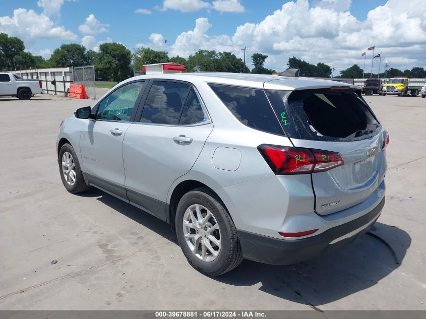 2022 Chevrolet Equinox Fwd Lt VIN: 2GNAXKEVXN6100869 Lot: 39678881