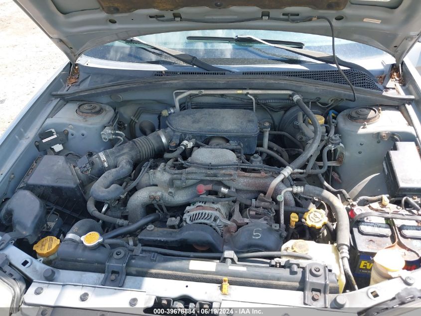 2006 Subaru Forester 2.5X VIN: JF1SG63656H725472 Lot: 39678884