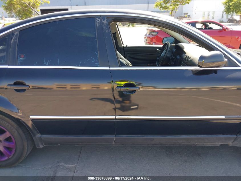 2001 Volkswagen Passat Gls V6 VIN: WVWPH63B71P088416 Lot: 39678899