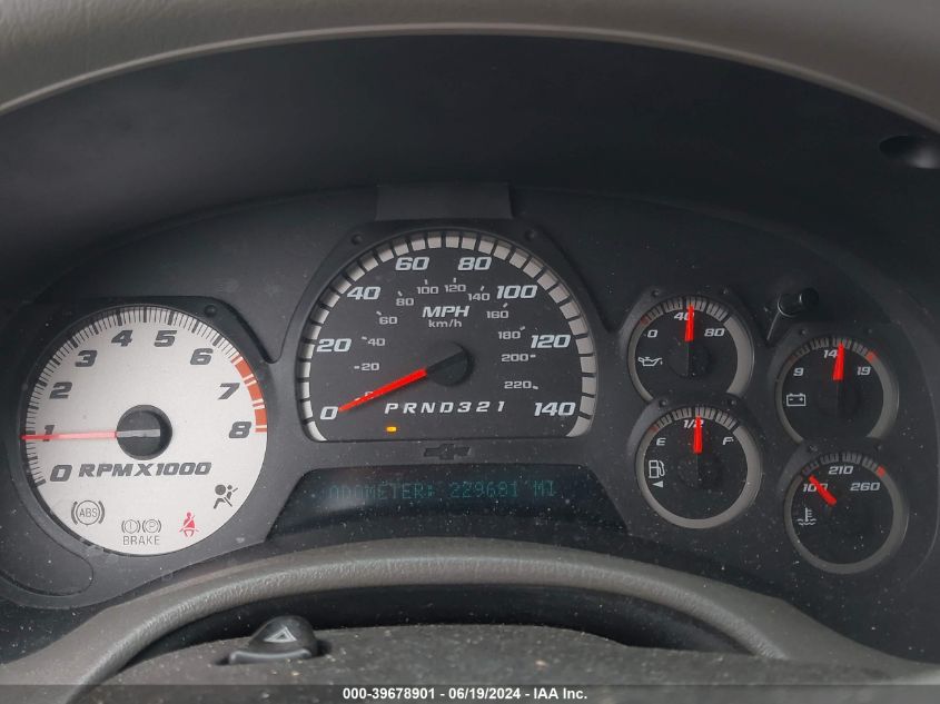 2003 Chevrolet Trailblazer VIN: 1GNDS13S432186818 Lot: 39678901