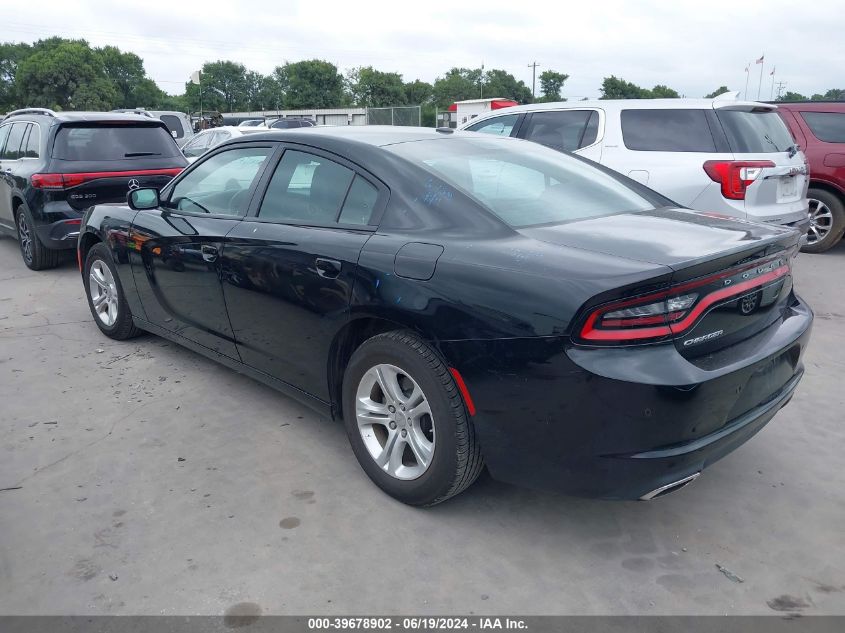 2022 Dodge Charger Sxt VIN: 2C3CDXBG1NH152946 Lot: 39678902