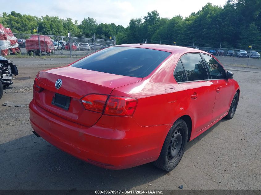 2011 Volkswagen Jetta 2.0L S VIN: 3VW2K7AJ7BM392281 Lot: 39678917