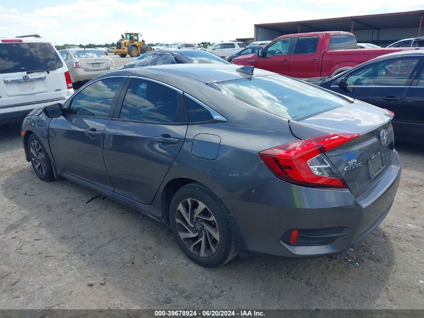 2018 Honda Civic Ex VIN: 2HGFC2F72JH541258 Lot: 39678924