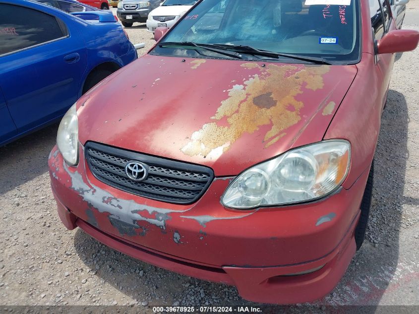 2005 Toyota Corolla S VIN: 1NXBR30E15Z567213 Lot: 39678925