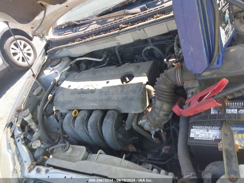 2005 Toyota Corolla Le VIN: JTDBR32E052053723 Lot: 39678934