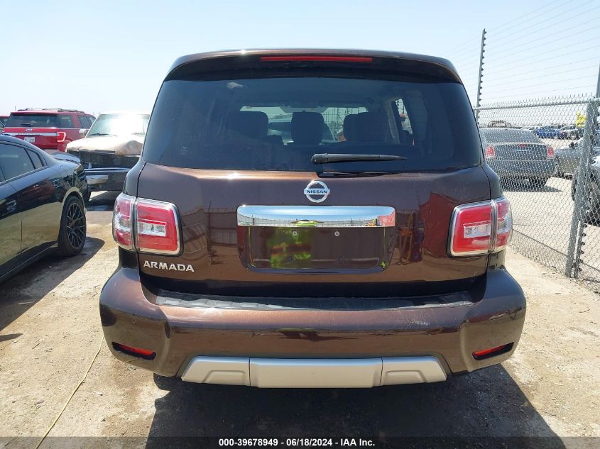 2018 Nissan Armada Sv VIN: JN8AY2ND3J9053040 Lot: 39678949