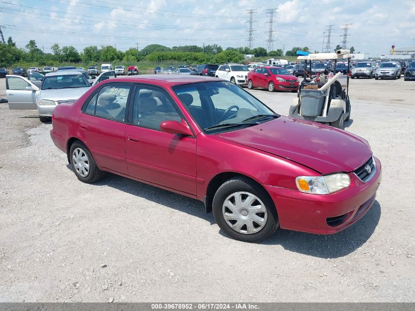 2002 Toyota Corolla Le VIN: 1NXBR12E32Z653801 Lot: 39678952