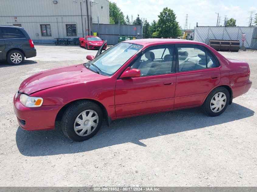 2002 Toyota Corolla Le VIN: 1NXBR12E32Z653801 Lot: 39678952