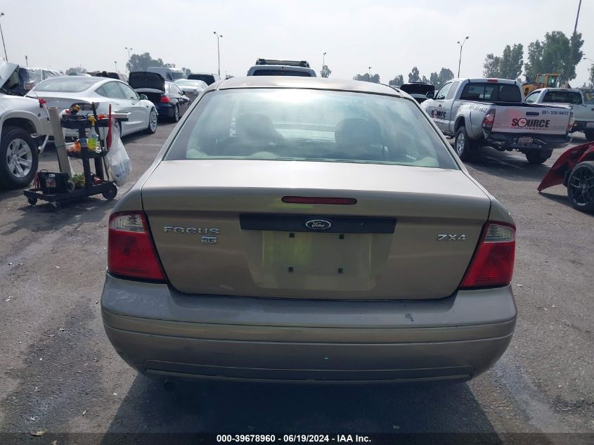 2005 Ford Focus Zx4 VIN: 1FAFP34N45W160020 Lot: 39678960