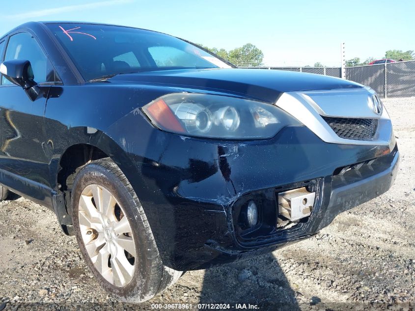 2010 Acura Rdx VIN: 5J8TB2H56AA001671 Lot: 39678961