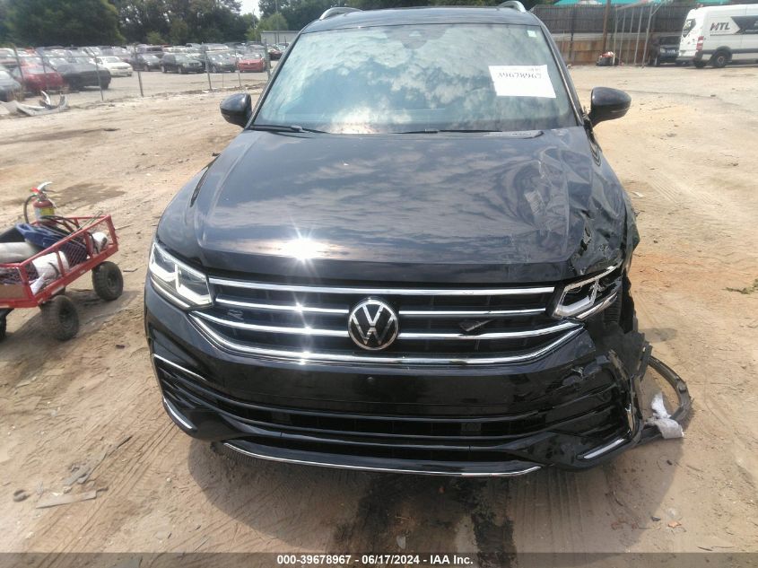 2022 VOLKSWAGEN TIGUAN 2.0T SEL R-LINE - 3VV4B7AX5NM006351