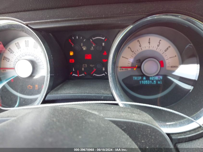 2012 Ford Mustang Gt Premium VIN: 1ZVBP8CF0C5275407 Lot: 39678968