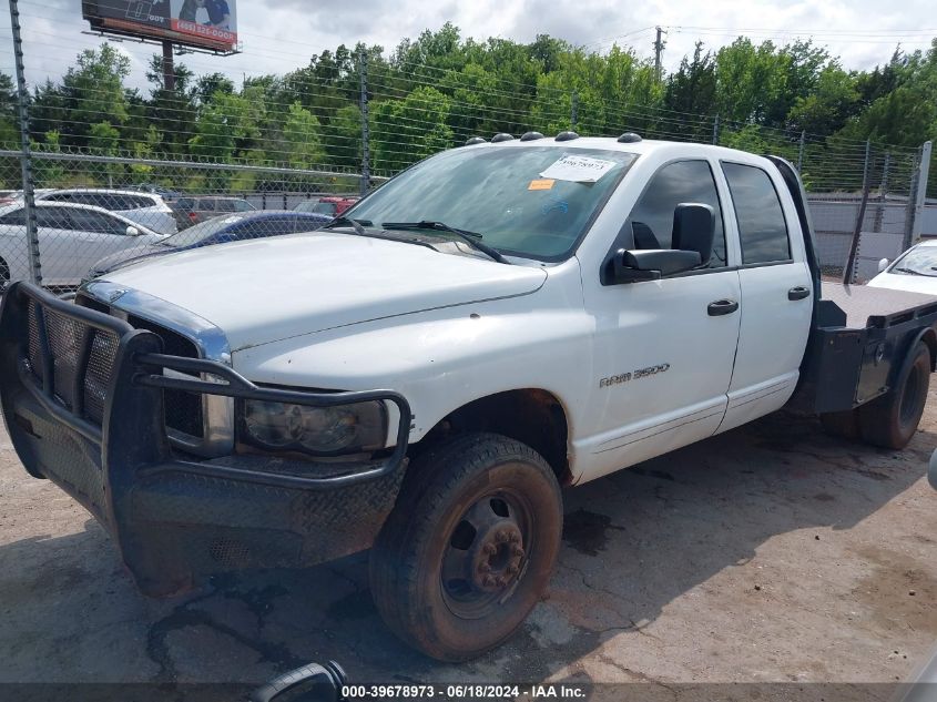 2004 Dodge Ram 3500 Slt/Laramie VIN: 3D7MA48C04G183248 Lot: 39678973
