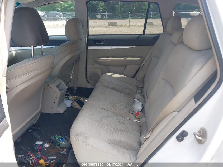 2012 Subaru Outback 2.5I Premium VIN: 4S4BRCBC5C1208747 Lot: 39678980