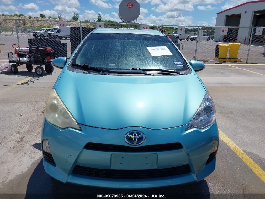 JTDKDTB32C1006600 2012 Toyota Prius C Three