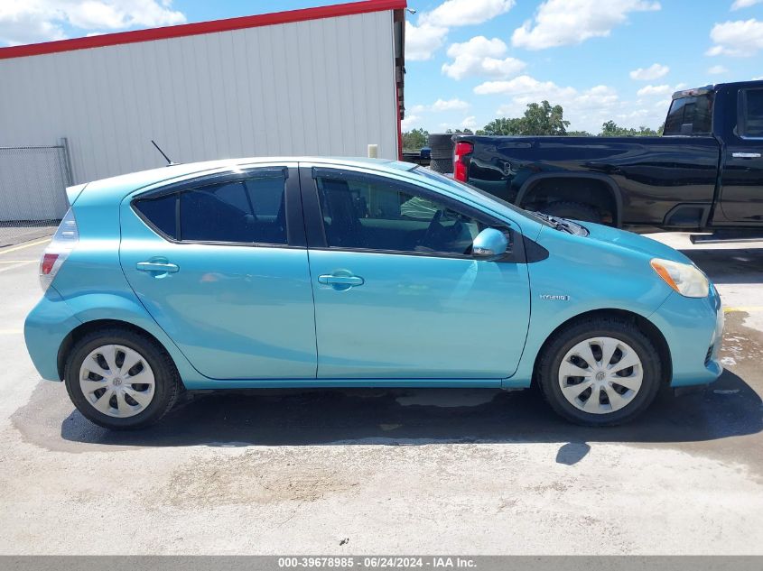 2012 Toyota Prius C Three VIN: JTDKDTB32C1006600 Lot: 39678985