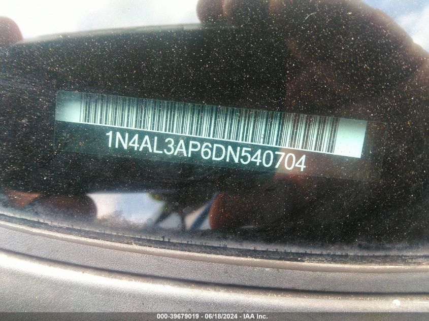 1N4AL3AP6DN540704 2013 Nissan Altima 2.5 S