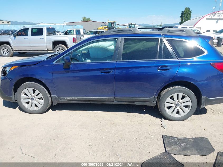 2017 Subaru Outback 2.5I Premium VIN: 4S4BSACC9H3287164 Lot: 39679025