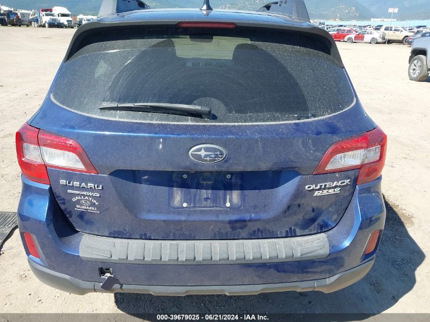 2017 Subaru Outback 2.5I Premium VIN: 4S4BSACC9H3287164 Lot: 39679025