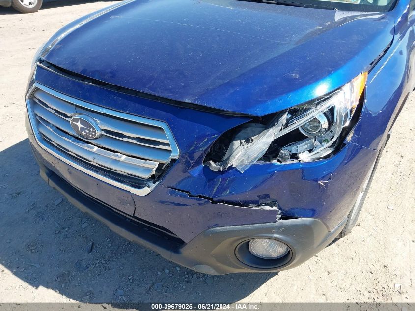 2017 Subaru Outback 2.5I Premium VIN: 4S4BSACC9H3287164 Lot: 39679025