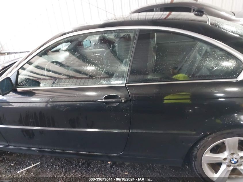 2005 BMW 325Ci VIN: WBABV134X5JT23551 Lot: 39679041