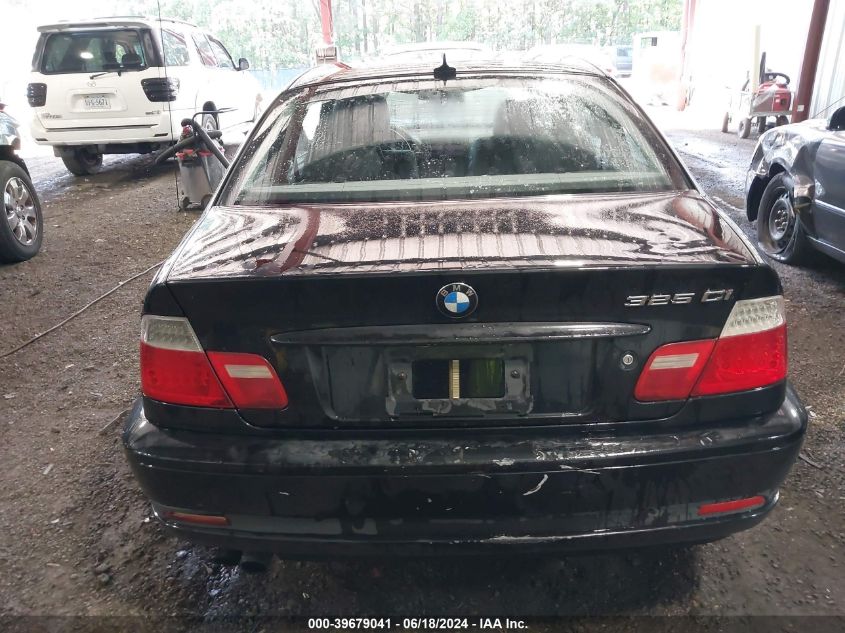 2005 BMW 325Ci VIN: WBABV134X5JT23551 Lot: 39679041