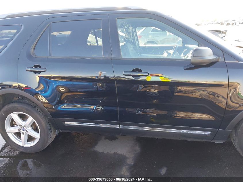 2018 Ford Explorer Xlt VIN: 1FM5K7D87JGA14636 Lot: 39679053