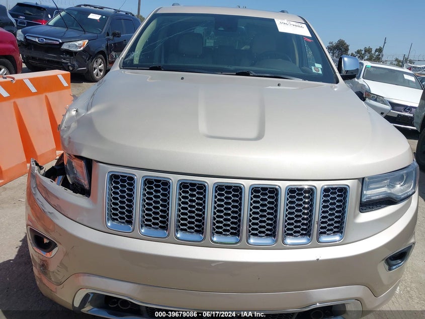 2014 Jeep Grand Cherokee Overland VIN: 1C4RJFCT6EC187327 Lot: 39679086