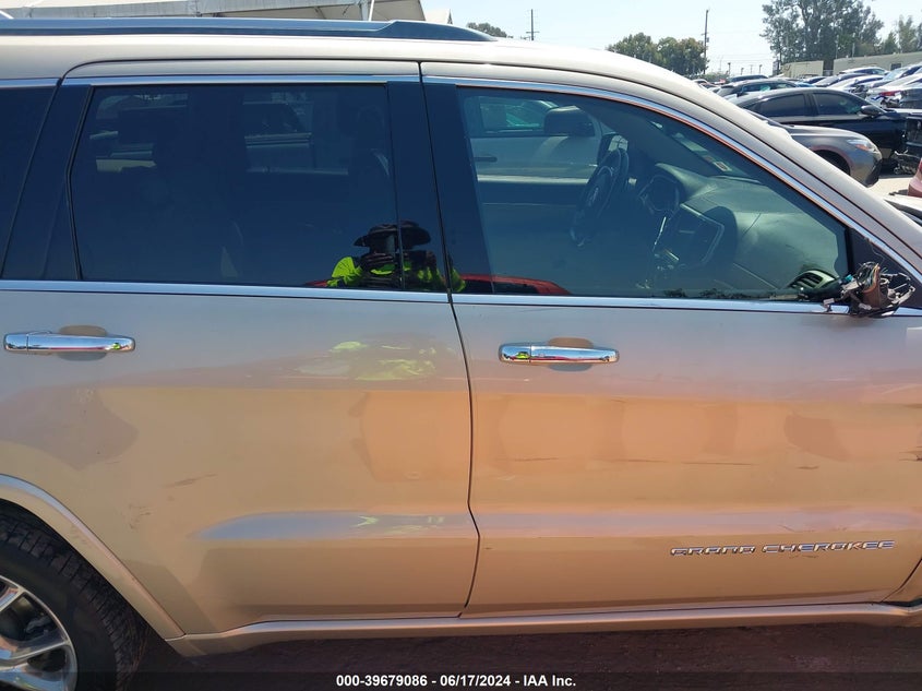 2014 Jeep Grand Cherokee Overland VIN: 1C4RJFCT6EC187327 Lot: 39679086