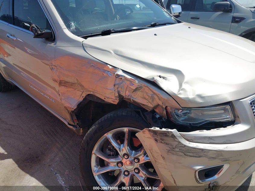 2014 Jeep Grand Cherokee Overland VIN: 1C4RJFCT6EC187327 Lot: 39679086