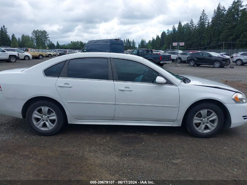 2014 Chevrolet Impala Limited Ls VIN: 2G1WA5E34E1176738 Lot: 39679107