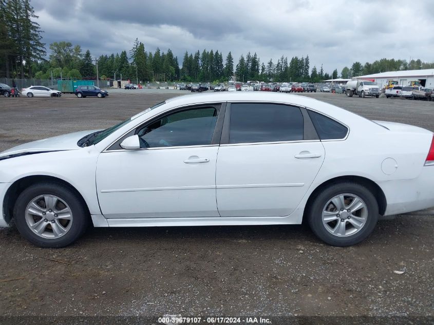 2014 Chevrolet Impala Limited Ls VIN: 2G1WA5E34E1176738 Lot: 39679107