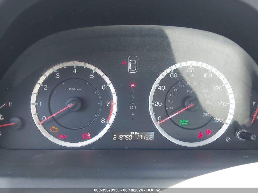 2010 Honda Accord 2.4 Lx VIN: 1HGCP2F3XAA140348 Lot: 39679130