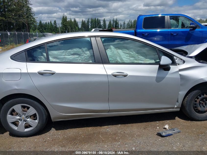 2017 Chevrolet Cruze Ls Auto VIN: 3G1BC5SMXHS523214 Lot: 39679155