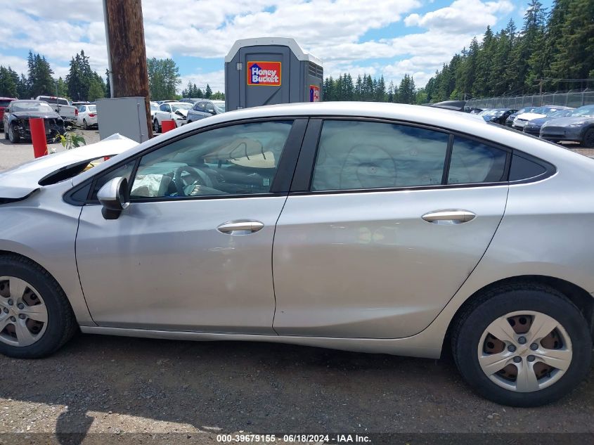 2017 Chevrolet Cruze Ls Auto VIN: 3G1BC5SMXHS523214 Lot: 39679155