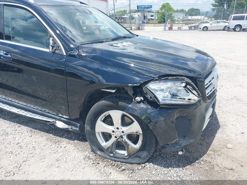 2017 Mercedes-Benz Gls 450 4Matic VIN: 4JGDF6EE0HA751480 Lot: 39679206