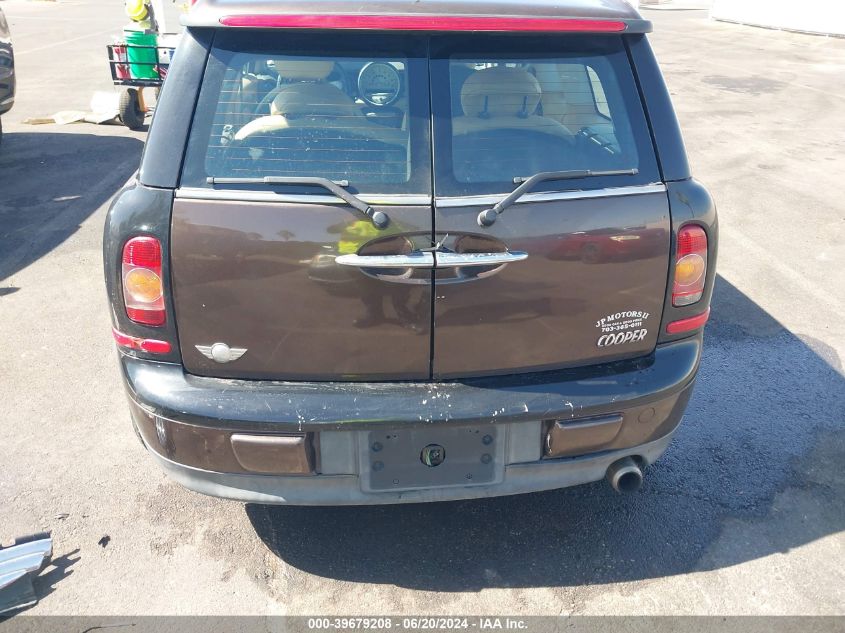 2008 Mini Cooper Clubman VIN: WMWML33568TJ47111 Lot: 39679208