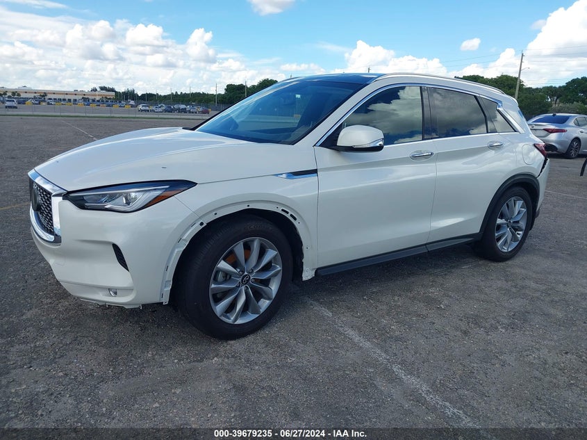 2022 Infiniti Qx50 Luxe Awd VIN: 3PCAJ5BBXNF120796 Lot: 39679235