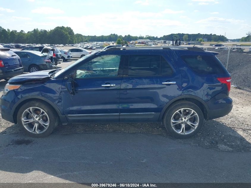 2012 Ford Explorer Limited VIN: 1FMHK7F81CGA38492 Lot: 39679246