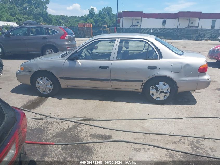 2002 Chevrolet Prizm VIN: 1Y1SK54802Z415460 Lot: 39679260