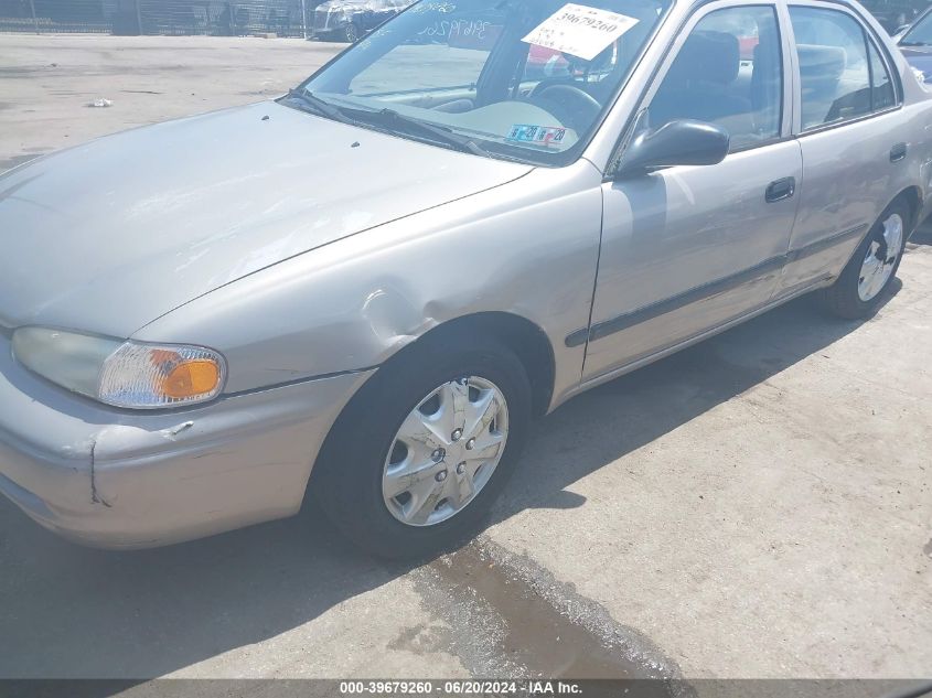 2002 Chevrolet Prizm VIN: 1Y1SK54802Z415460 Lot: 39679260