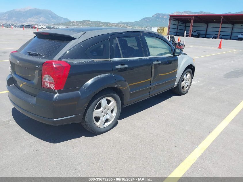 2007 Dodge Caliber Sxt VIN: 1B3HB48BX7D563927 Lot: 39679265