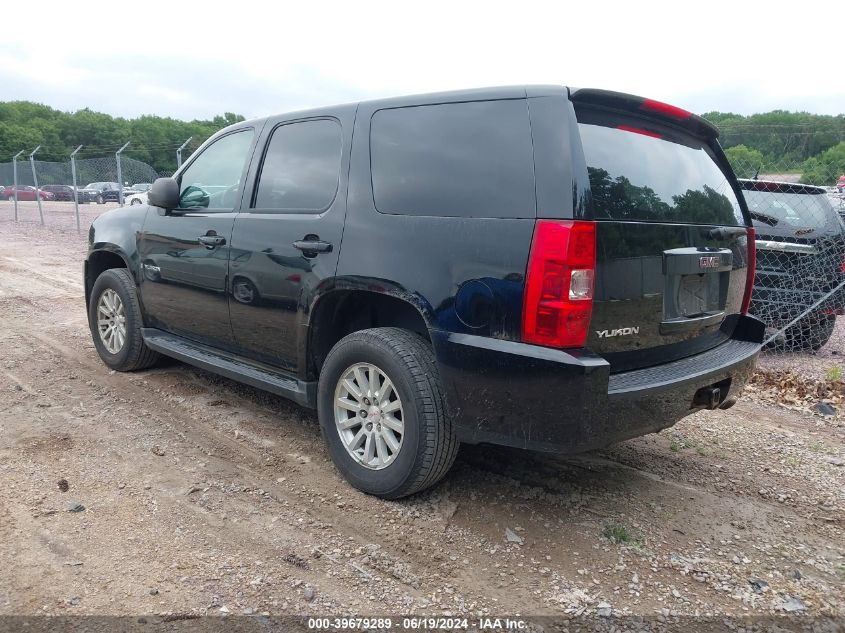 2009 GMC Yukon Hybrid VIN: 1GKFK13599R160134 Lot: 39679289