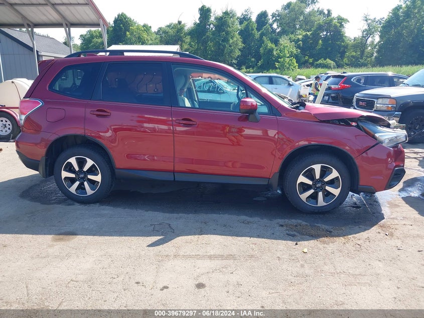 2018 Subaru Forester 2.5I Premium VIN: JF2SJAGC1JH512186 Lot: 39679297