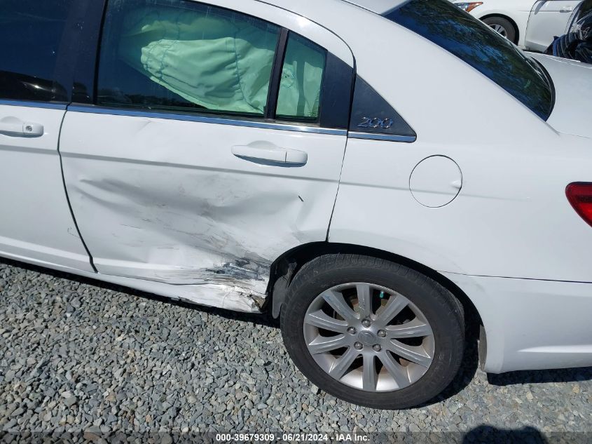 2013 Chrysler 200 Touring VIN: 1C3CCBBBXDN762571 Lot: 39679309