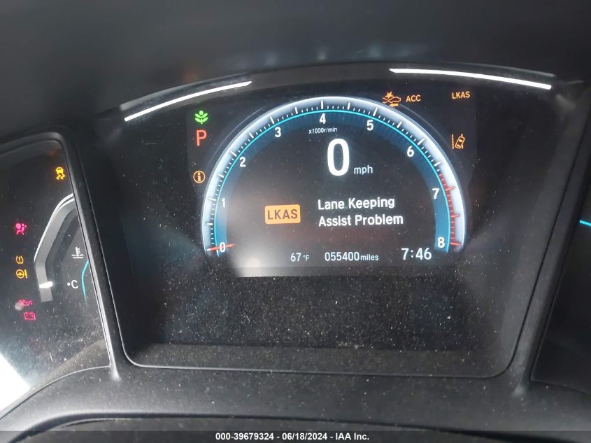 2020 Honda Civic Lx VIN: 2HGFC2F67LH588375 Lot: 39679324