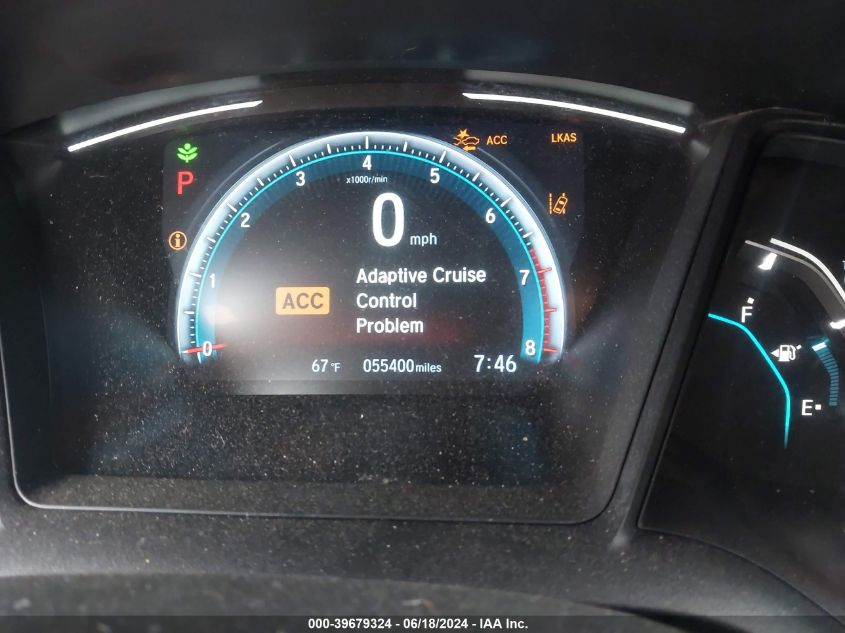 2020 Honda Civic Lx VIN: 2HGFC2F67LH588375 Lot: 39679324