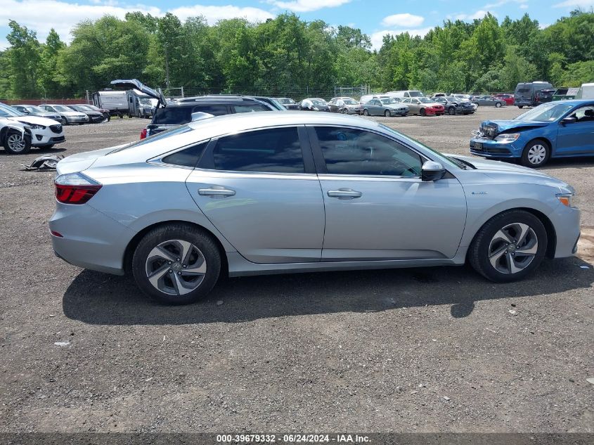 2019 Honda Insight Ex VIN: 19XZE4F52KE009392 Lot: 39679332