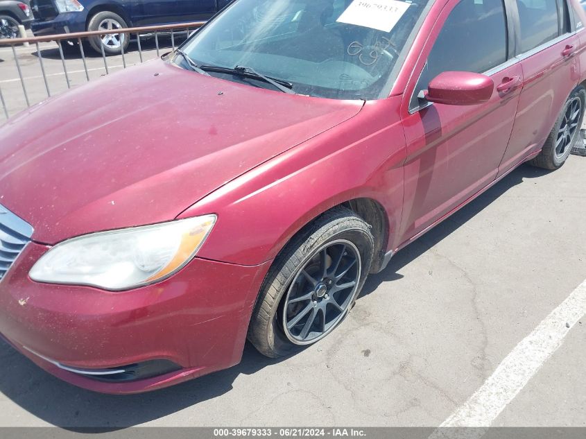 2012 Chrysler 200 Lx VIN: 1C3CCBAB2CN246737 Lot: 39679333